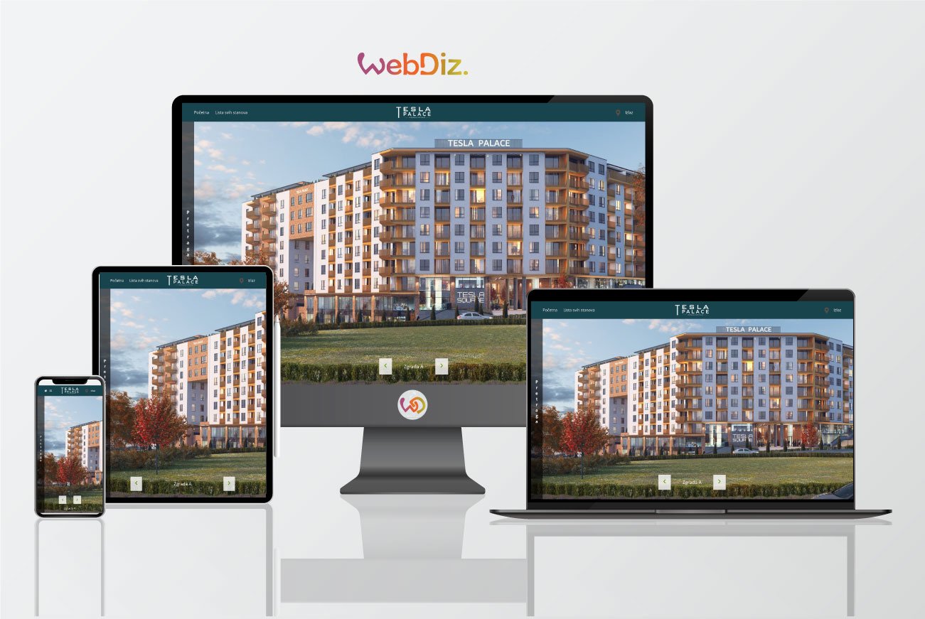 Web Aplikacija Tesla Palace